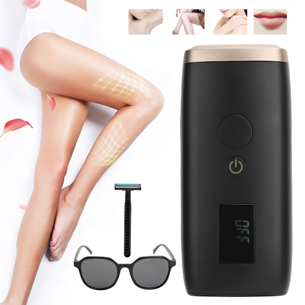 IPL Hårfjerningsmaskine Håndholdt Elektrisk Epilator Depilator (110-240V) EU-stik