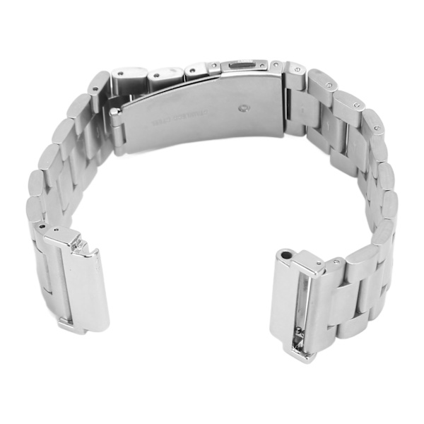 Metalurrem til Garmin Forerunner 965/955 Rustfrit stål Justerbar erstatningsarmbåndsurrem 22 mm Sølv