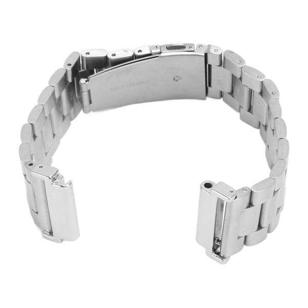 Watch för Garmin Forerunner 965/955 Rostfritt stål, justerbart utbytesarmbandsurband 22mm Silver