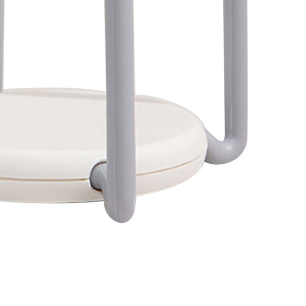 Skålorganisator Flerfunktionell Retractable Diskställ för Kök Bänk Grå och Vit