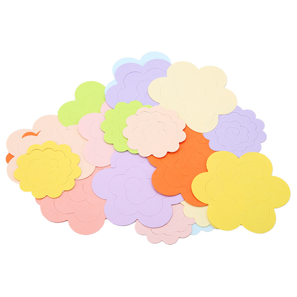 20 STK Blomdesign Färgglat pappersquilling-kit Rosett Blommaquilling-papper (slumpmässig färg)