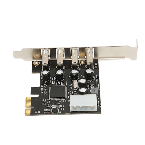 PCI E til USB Udvidelseskort Hub 4 USB2.0 Porte Understøtter Hot Plug Intern USB Hub til Windows 10 8 7 til Linux til OS X