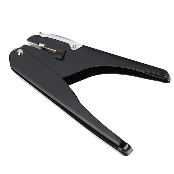 9771 Single Hole Puncher Manuell ID-kortplats stansmaskin 10 ark för hemmakontorskola