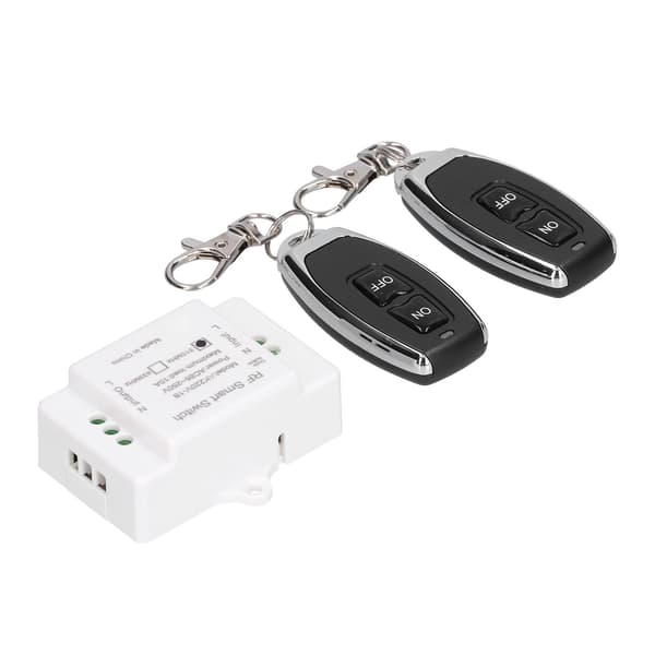 Intelligent relébryter trådløs RF-fjernkontrollmottaker med sender 85V-250V