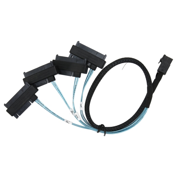 SFF 8643 - 4 SAS 29P -kaapeli 12 Gbps nopea SFF 8643 - SATA-johto palvelimen kiintolevyille 1,6 jalkaa
