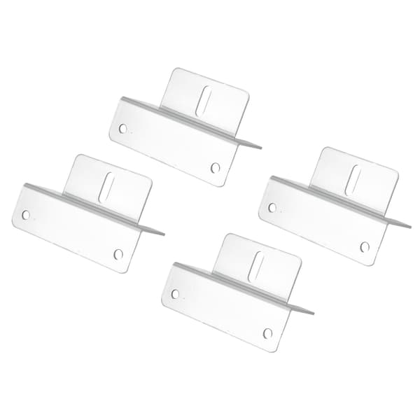 4 stk Solcellepanel Monteringssett Z-brakett for RV Yacht Flat Tak