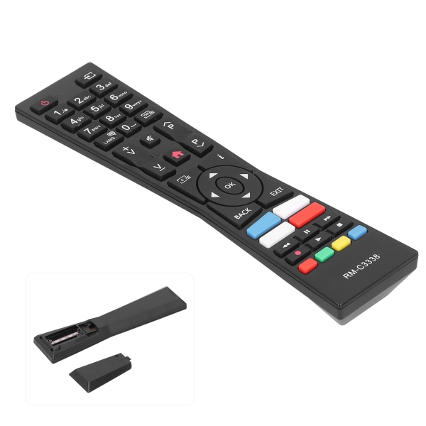 TV-kontroller fjernkontroll erstatning for JVC RMC3338/LT24C680 Smart LED TV