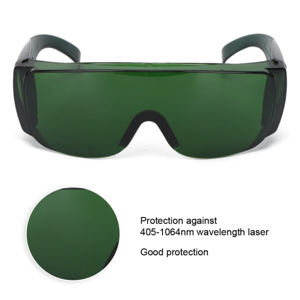 BACHIN Laserglasögon Skyddsglasögon Industriellt tillbehör Skyddsglasögon för ljusfiltergrönt