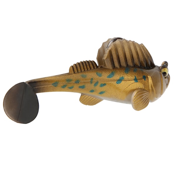 Kiselgel konstgjord bionisk fiskbete fiskeredskap med blixtpaljetter 7 cm 14 g (SOO62-2)