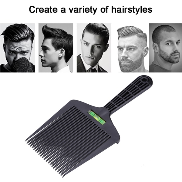 Flat Top Kam Hår Nivå Kam Hår Klippevinkel Justering Tennene Styling Tool