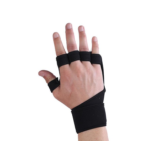 Träningshandskar med handledsstöd, perfekt för styrketräning på gymmet