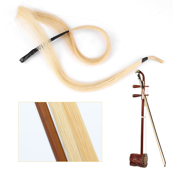 BY304 Slitstarkt åkerfransk hår Erhu rosetthår tillbehör för violin violacelloinstrument
