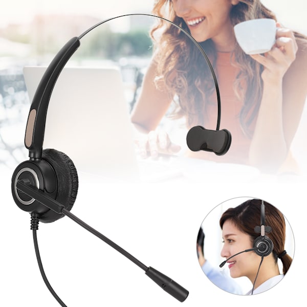 H500 3.5 Plug Headphone Puhelin Liikennekuulokkeet Call Center Communication Computer Headset