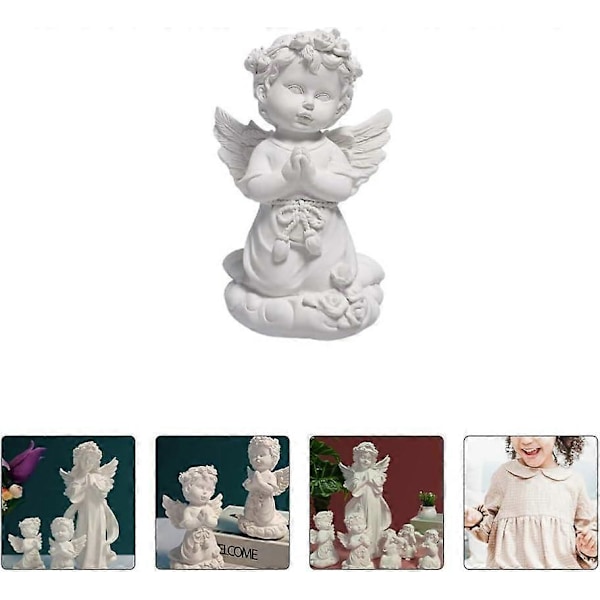 Dekorative Engel Statuer og Figurer Resin Engel Vinger Statue Skulptur Have Statue Figur Bord