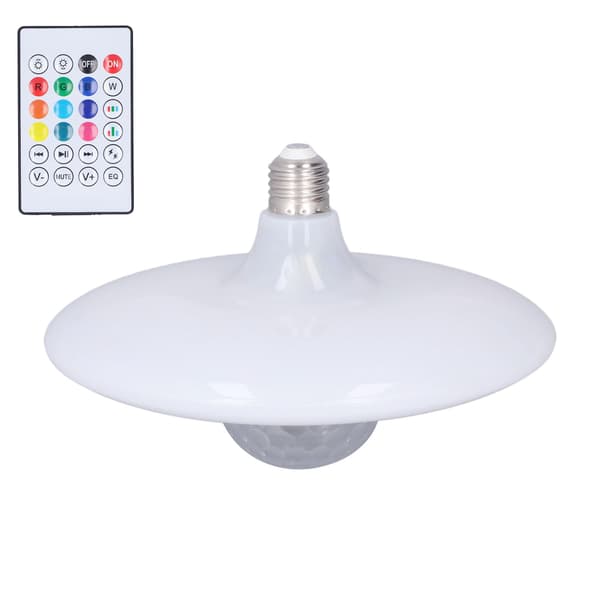 LED-projeksjonslys Bluetooth-lampe Dynamisk krusningseffekt E27 RGB fjernkontroll 24W 85‑265V