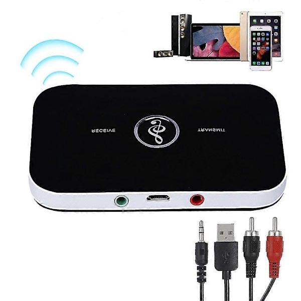 Bluetooth 5.0 Audio Transmitter Receiver Trådløs Adapter Til Bil PC TV Hovedtelefoner