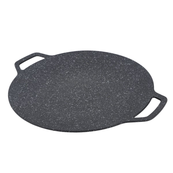 Grillpanna i aluminium med non-stick-beläggning, 34 cm/13,38 tum, återanvändbar, lätt att rengöra, med hög värmeledningsförmåga, perfekt för vandring, camping