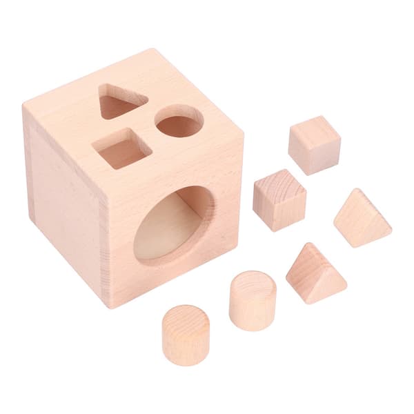 Barn Tidig inlärning Byggklossar Geometri Studerande Trä Formsorteringskub