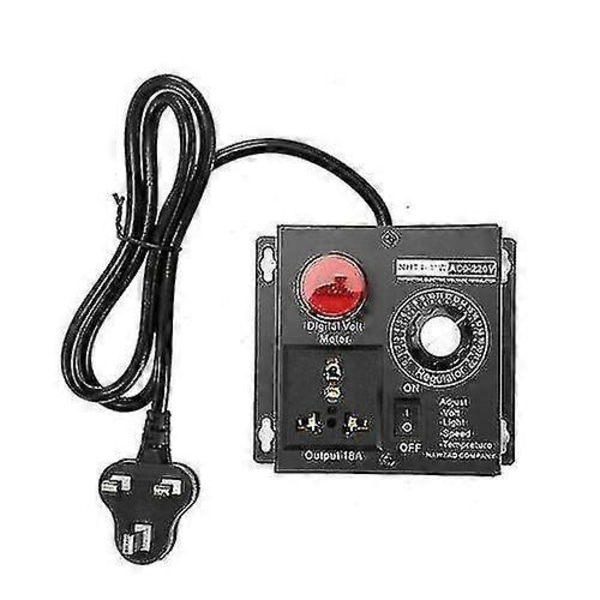4000W 220V Variabel Spændingsregulator Hastighed Motor Ventilator Kontrol Controller AU-stik