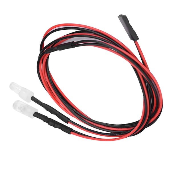 2 STK 5 mm frontlykter RC-tilbehør LED-lys for 1/10 modell driftbil (9# hvitt lys)