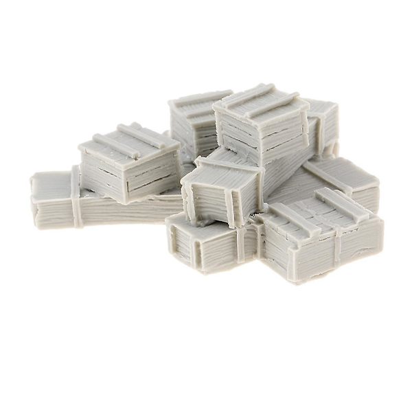 1:35 Resin Soldat Scenarie Tilbehørssæt Model Sandsæk Væg og Kasser