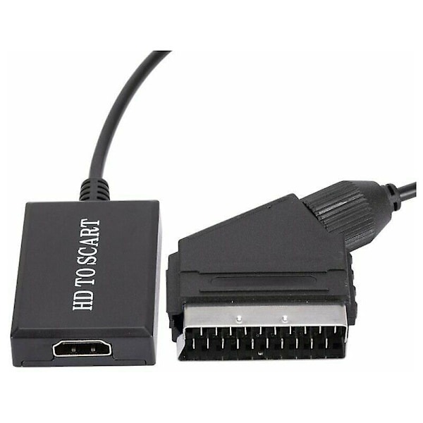 HDMI til SCART-konverter HD 1080p O videoadapter for HDMI til SCART Sky Box Stb