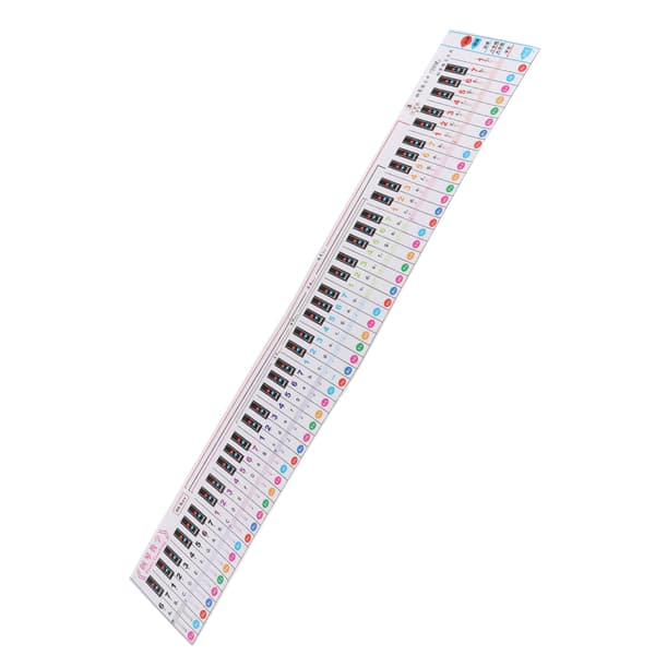 Piano Keyboard Note 88 Key Chart Bærbar Vanntett Læringsguide for Fingerøvelse