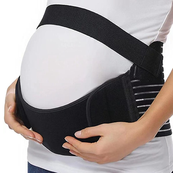 Svangerskapsstøttebelte - Bomull - Maternity Abdominal and Back Support - Beige (Størrelse M90-120cm)