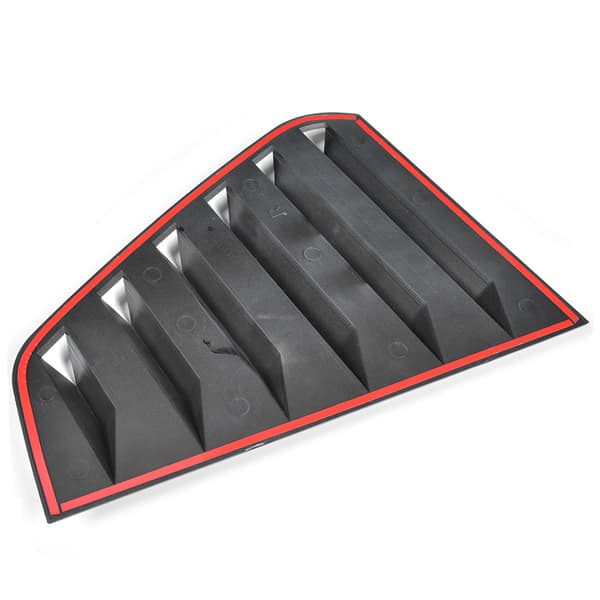 Par sideventil vindusscoop lamelltrim bilmodifikasjon passer til R Mk7/Mk7.5 2013-2020 Glanset svart