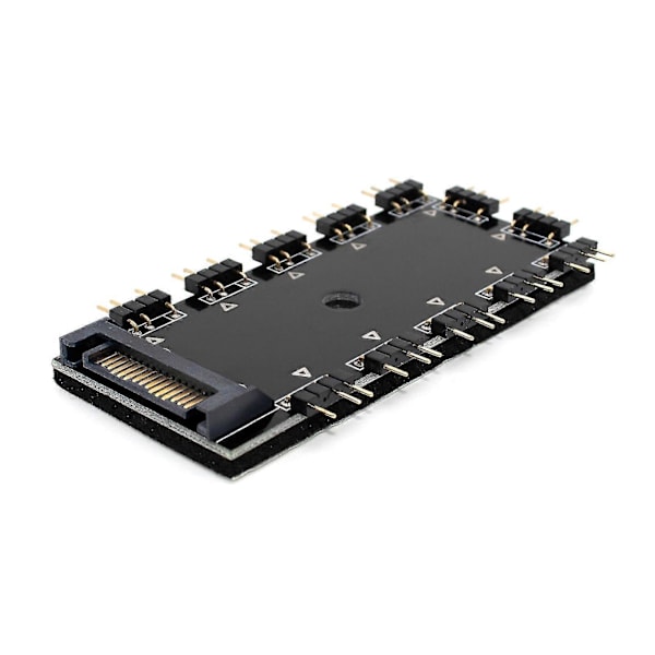 LED Splitter 12-port Hub med 5V 3-pin Förlängningssladd, Perfekt För Mycket RGB