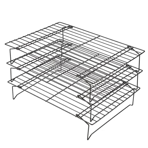 Kjølestativ i rustfritt stål, non-stick grillbrett for kjeks / kake / brød