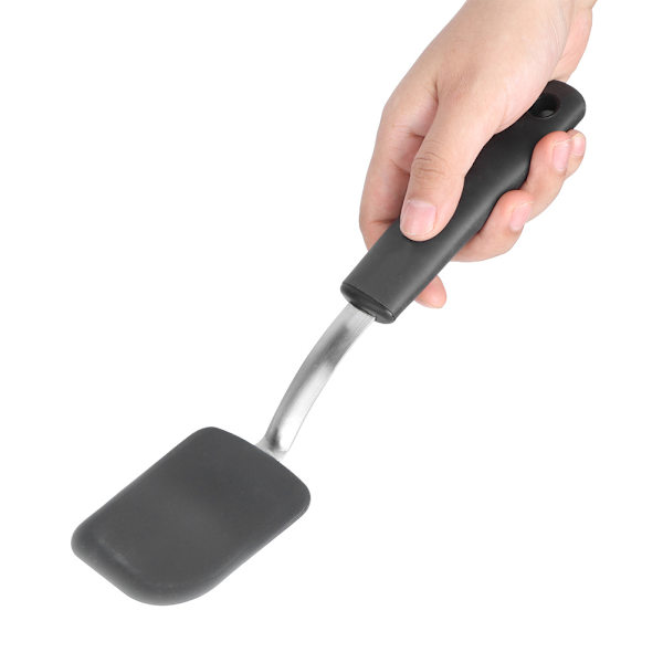 Silikon liten stekspade med rostfritt stålhandtag för non-stick köksredskap
