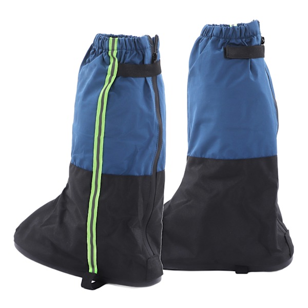Ett par skoskydd Gaiters Blue Vattentät Antiskid Boots Gaiter med reflexremsa för vandring Storlek L