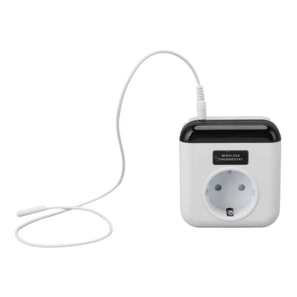 Smart WiFi termostatplugguttak programmerbar trådløs elektrisk plugg i temperaturkontroller med APP fjernkontroll EU plugg 220V
