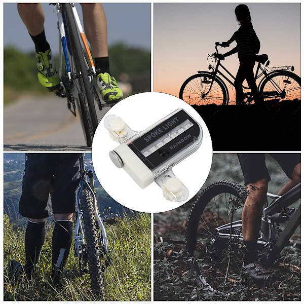 14LED 30 mønstre cykel eger lys manuel switch cykel cykling tilbehør