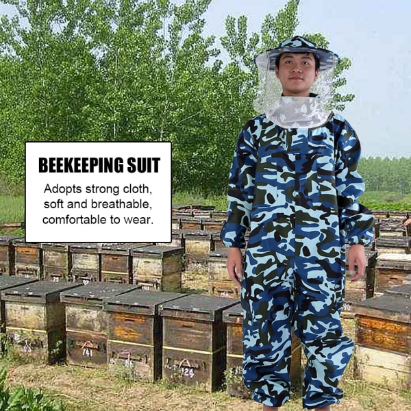 Ammattimainen mehiläishoidon suojapuku Mehiläishoidon mehiläishoitajan suojavarusteet (XXL)