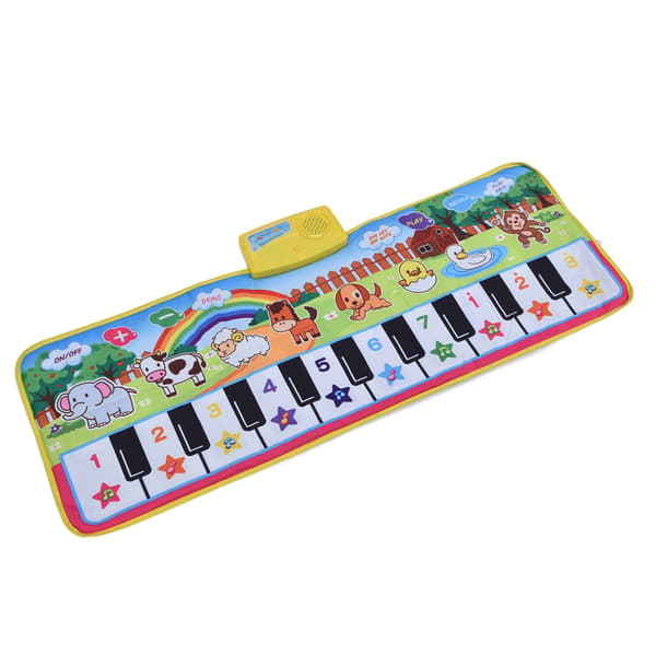 Børns musikmåtte interessant skridsikker stabil foldbar keyboard danselegetøj til børn