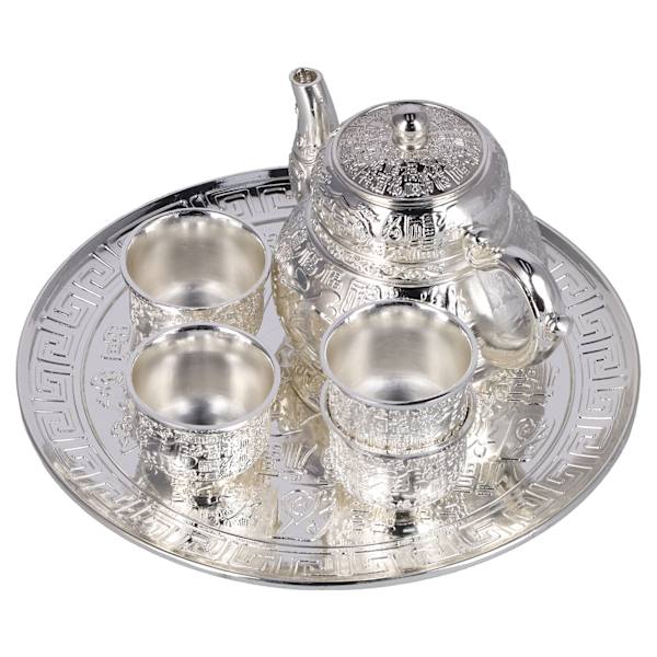 Retro Tekande Sæt Udsøgt Udskåret Elegant Retro Glattere Linjer Anti Deformation Rust Kaffekande Sæt til Gave