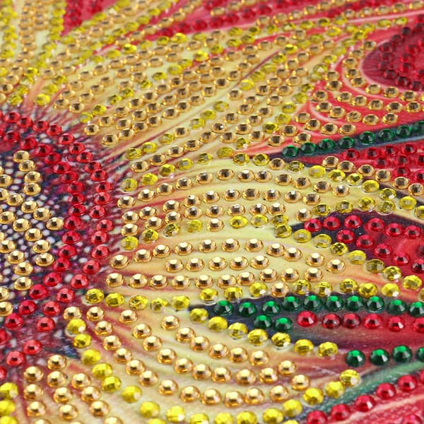 DIY 5D Strassmålning Borr Broderi Blommig Korsstygn Heminredning Solros