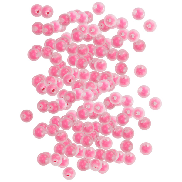 Hartsihelmet DIY käsintehtyjen korujen valmistustarvikkeet Ranneremateriaalin lisävarusteet 8mm MFrosted Rose Red