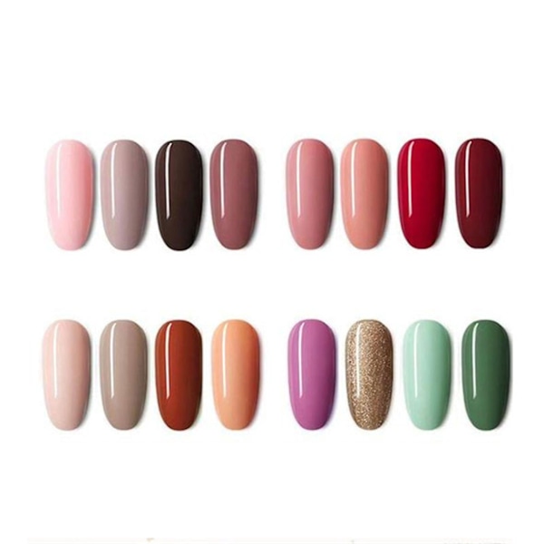 Skala av nagellack - Snabbtorkande, långvarig nagelkonst för kvinnor och flickor (27 färger) 1PC LIVING CORAL