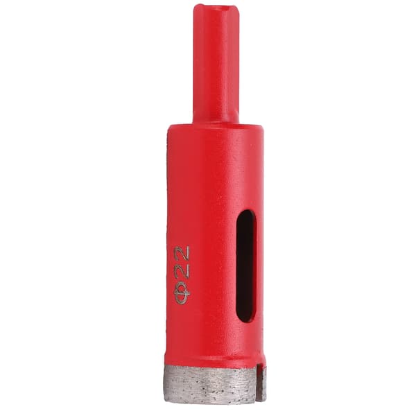 Sagbits Flat-Tooth Diamantbelagt Høyhastighetsstål Drill Hullåpner for Keramisk Flis Marmor22mm