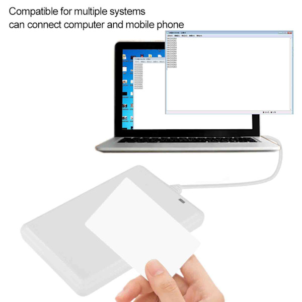 USB NFC Dörrkortläsare (13,56Mhz/IC-kort)