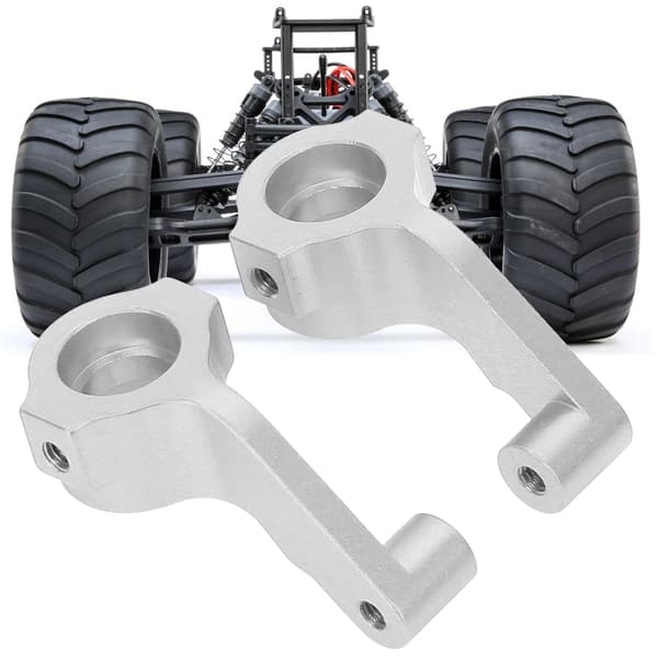 Styrenavbærer Tilbehør Passer til ECX Serie 2WD RC Hobby Model 1/10 Bil Sølv