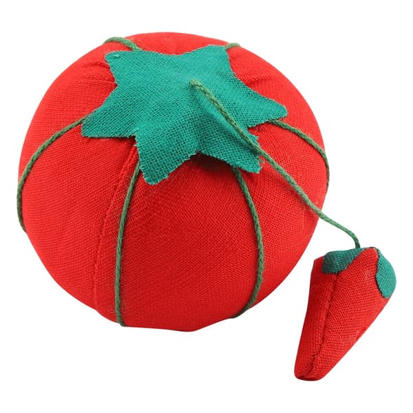 2 stk/sæt sød tomatkugleformet nålepude nålepudeholder broderitilbehør