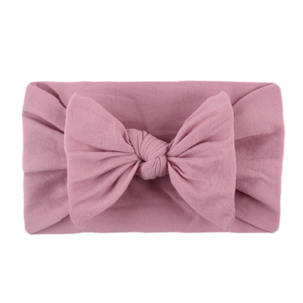 Handgjorda Stretchade Nylon Baby Hårband med Rosetter för Spädbarn och Småbarn, 5-pack