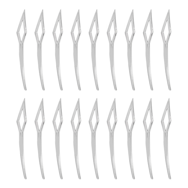 18 stk Rhombic Dreadlocks Interlocking Tool Legering Dreadlocks Stramningsværktøj Tilbehør til Sisterlocks