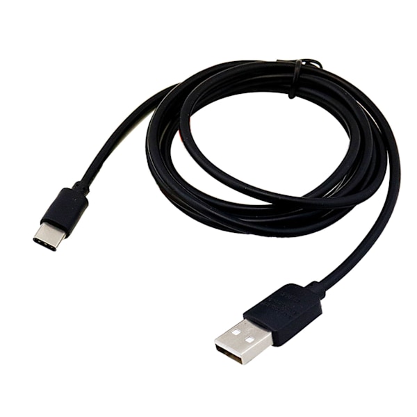 USB C -kaapeli USB 2.0 PVC -pikalatausdatansiirto Type C -kaapeli matkapuhelimille ja tableteille 2 m musta