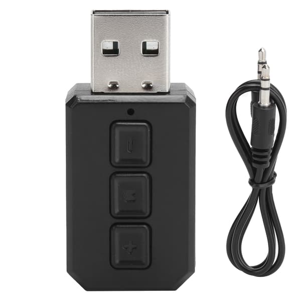 RT02 Bluetooth 5.0 Audio Mottaker Sender 2 i 1 Bilhøyttaleradapter Driverfri
