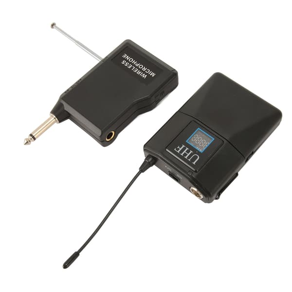 Trådlös Lavaliermikrofon Brusreducering Mini UHF Klippmikrofon för Scenframträdande KTV